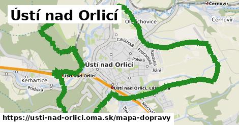 ikona Mapa dopravy mapa-dopravy v usti-nad-orlici