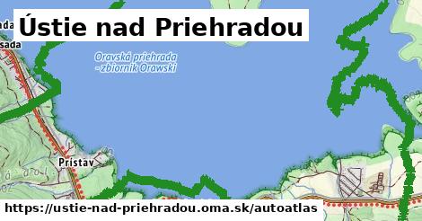 ikona Mapa autoatlas v ustie-nad-priehradou