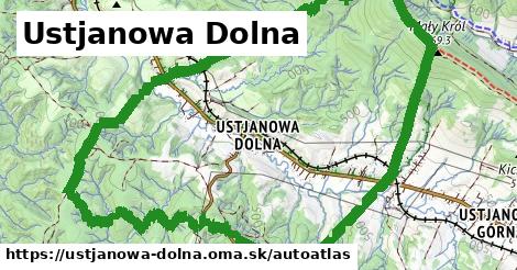 ikona Mapa autoatlas v ustjanowa-dolna