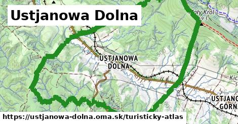 ikona Turistická mapa turisticky-atlas v ustjanowa-dolna