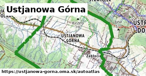 ulice v Ustjanowa Górna