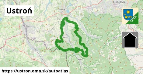 ikona Mapa autoatlas v ustron