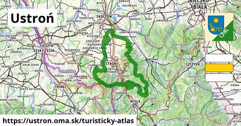 ikona Turistická mapa turisticky-atlas v ustron