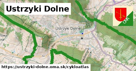 ikona Cyklo cykloatlas v ustrzyki-dolne