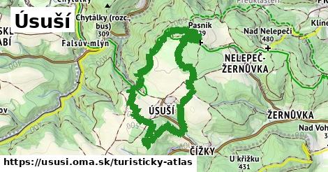 ikona Turistická mapa turisticky-atlas v ususi