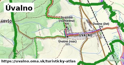 ikona Turistická mapa turisticky-atlas v uvalno