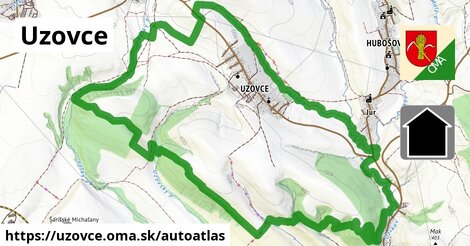 ikona Mapa autoatlas v uzovce