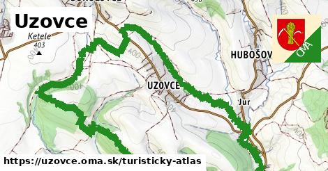 ikona Uzovce: 0 m trás turisticky-atlas v uzovce