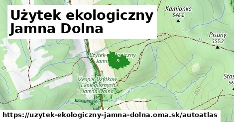 ikona Mapa autoatlas v uzytek-ekologiczny-jamna-dolna