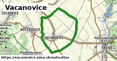 ikona Mapa autoatlas v vacanovice