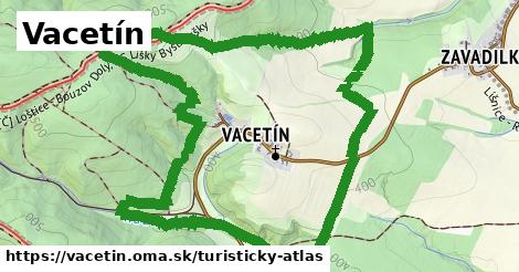 ikona Turistická mapa turisticky-atlas v vacetin