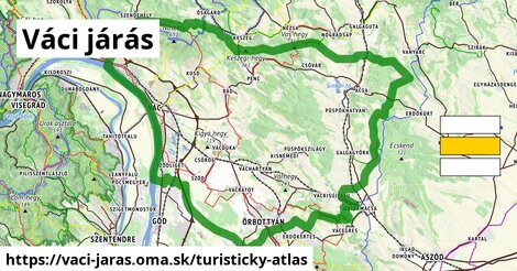 ikona Turistická mapa turisticky-atlas v vaci-jaras