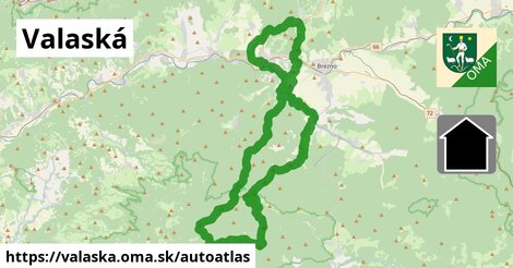 ikona Mapa autoatlas v valaska