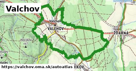 ikona Mapa autoatlas v valchov