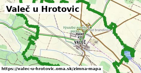 ikona Valeč u Hrotovic: 0 m trás zimna-mapa v valec-u-hrotovic