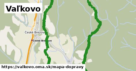 ikona Vaľkovo: 0 m trás mapa-dopravy v valkovo