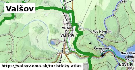 ikona Turistická mapa turisticky-atlas v valsov