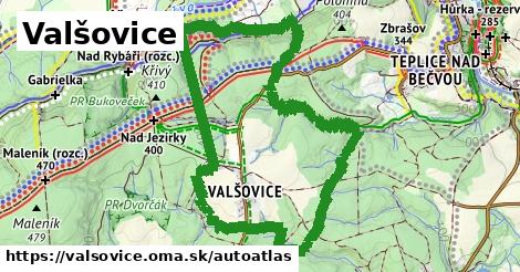 ikona Mapa autoatlas v valsovice