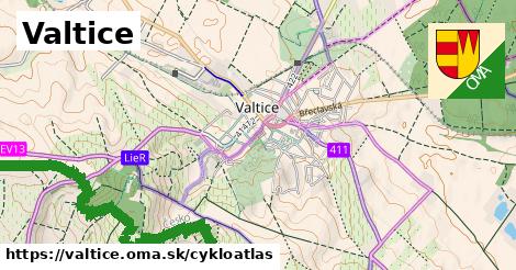 ikona Valtice: 103 km trás cykloatlas v valtice