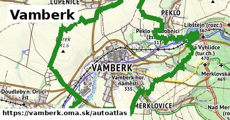 ikona Mapa autoatlas v vamberk