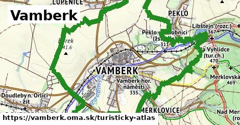 ikona Turistická mapa turisticky-atlas v vamberk