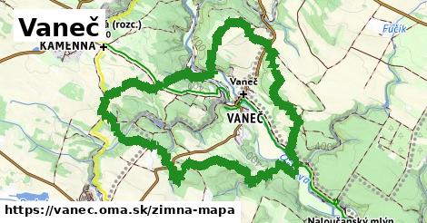 ikona Zimná mapa zimna-mapa v vanec