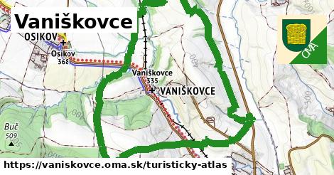 ikona Turistická mapa turisticky-atlas v vaniskovce