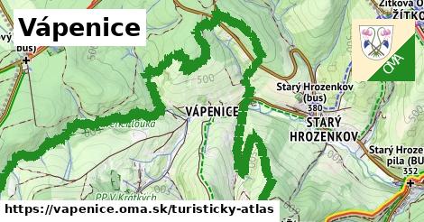 ikona Turistická mapa turisticky-atlas v vapenice