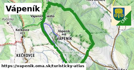 ikona Turistická mapa turisticky-atlas v vapenik