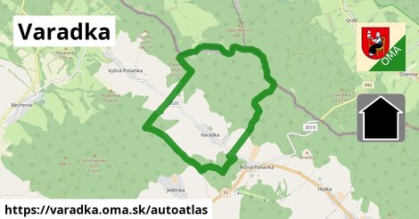 ikona Mapa autoatlas v varadka