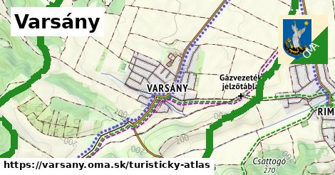 ikona Turistická mapa turisticky-atlas v varsany