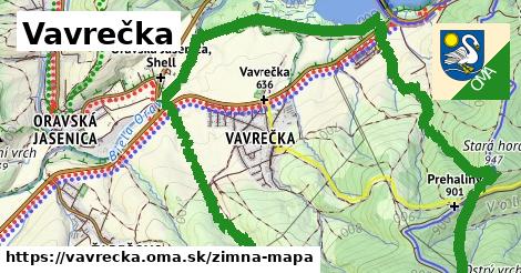 ikona Zimná mapa zimna-mapa v vavrecka