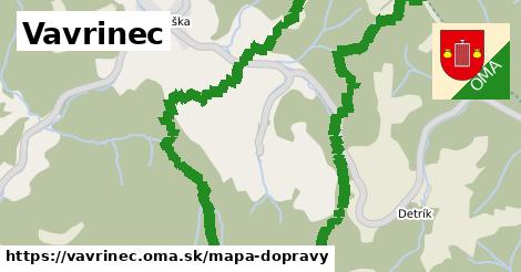 ikona Mapa dopravy mapa-dopravy v vavrinec