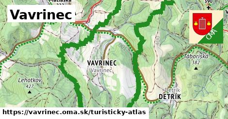 ikona Turistická mapa turisticky-atlas v vavrinec