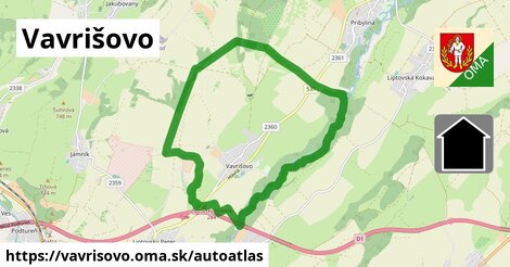 ulice v Vavrišovo