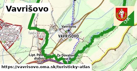 ikona Turistická mapa turisticky-atlas v vavrisovo