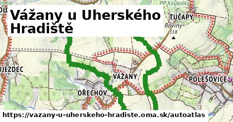 ikona Mapa autoatlas v vazany-u-uherskeho-hradiste