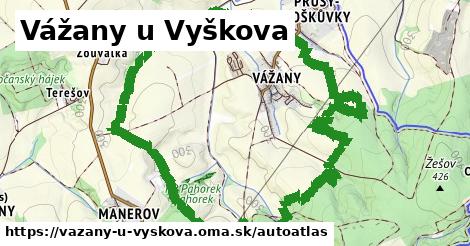 ikona Mapa autoatlas v vazany-u-vyskova