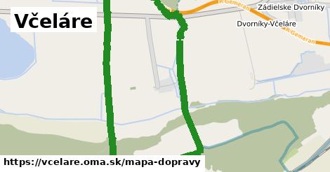 ikona Včeláre: 0 m trás mapa-dopravy v vcelare