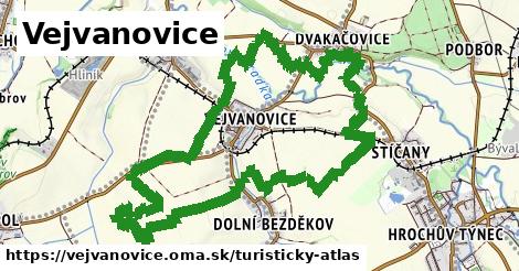 ikona Turistická mapa turisticky-atlas v vejvanovice