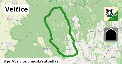 ikona Mapa autoatlas v velcice