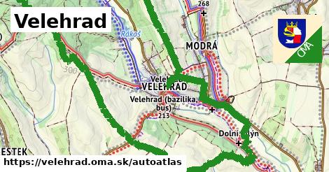 ikona Mapa autoatlas v velehrad