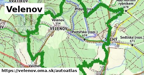 ikona Mapa autoatlas v velenov