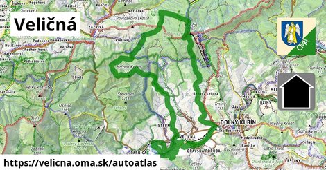 ikona Mapa autoatlas v velicna