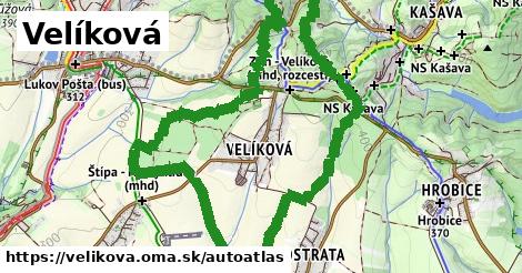 ikona Mapa autoatlas v velikova