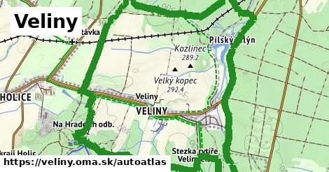 ikona Mapa autoatlas v veliny