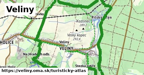 ikona Turistická mapa turisticky-atlas v veliny