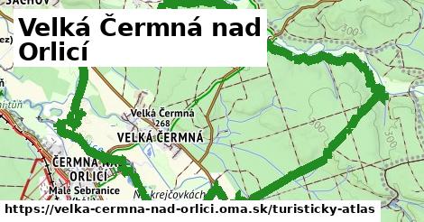 ikona Velká Čermná nad Orlicí: 0 m trás turisticky-atlas v velka-cermna-nad-orlici