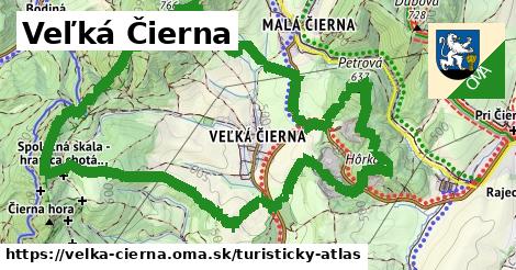 ikona Turistická mapa turisticky-atlas v velka-cierna