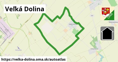 ikona Mapa autoatlas v velka-dolina